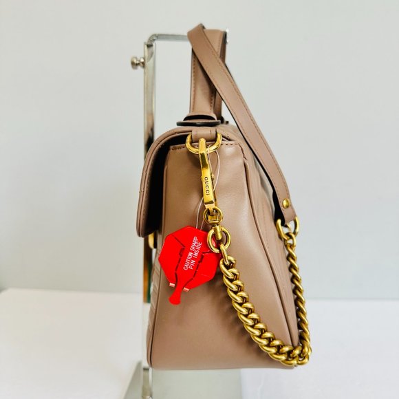 NWOT AUTH GUCCI GG MARMONT SMALL TOP HANDLE SATCHEL SHOULDER BAG 498110.204991 - Picture 10 of 14